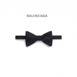 desconto Balenciaga Gravata borboleta masculina Bb monograma para noite em preto