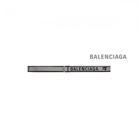 falsa Balenciaga Cinto D Ring Masculino em Preto