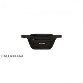 qualidade máxima falsa Balenciaga Mochila Explorer Masculina em Preto