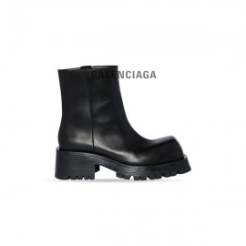 Preços baixos desconto Balenciaga Bota masculina Trooper em preto