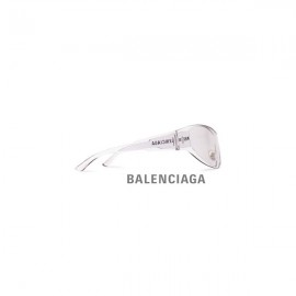 mais barato falsa Balenciaga Óculos de sol Mono Cat 2.0 em cristal