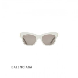 falsa Pré-Venda Balenciaga Óculos de sol femininos Dynasty Butterfly em branco