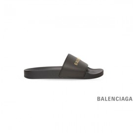 réplica Balenciaga Sandália feminina para piscina em preto